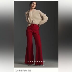 Anthropologie Naomi Wide-Leg Pants by Maeve